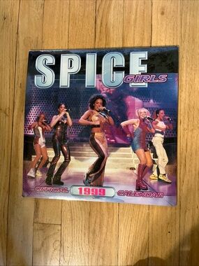 vintage 1999 New Factory Sealed Spice Girls Official Calendar